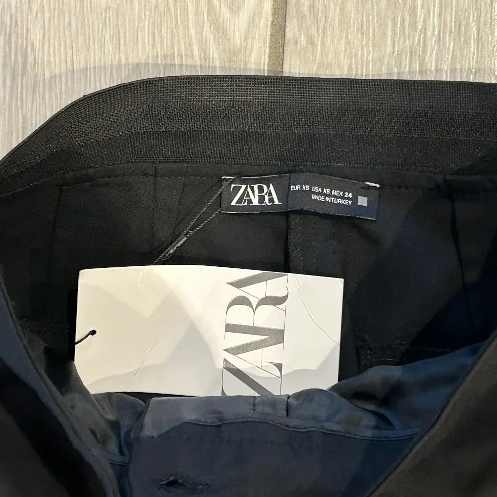Women's Zara Black skinny fit trousers - Picture 4 of 5